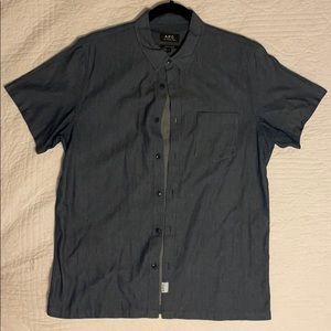 APC Men’s Short Sleeve Button Down (L)